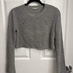 Cotton Candy LA Women’s Cropped Knit Long-sleeve Top